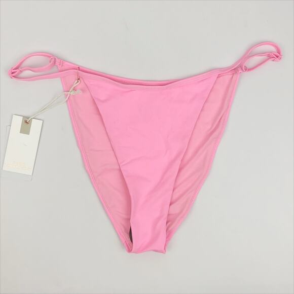 Good American Perfect Fit Bikini Bottoms Size 6 (3XL) Swimwear Sugar Pink NWT - Picture 1 of 11